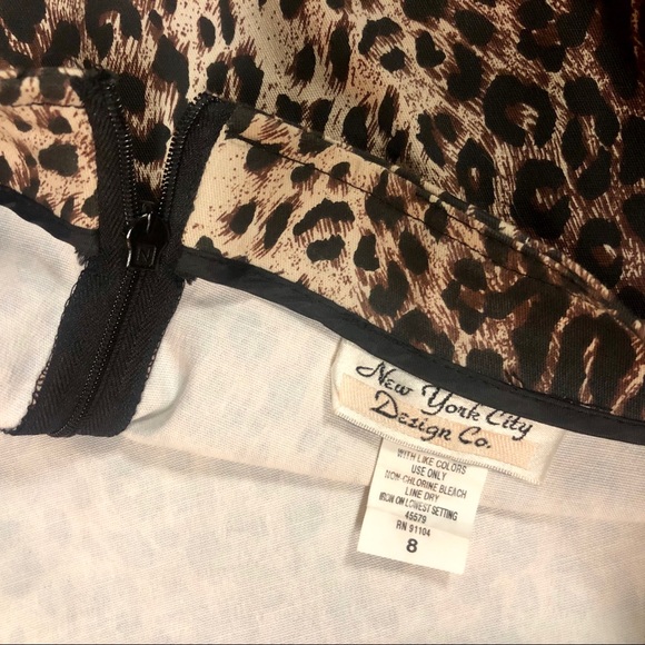 Leopard Straight Skirt - Picture 3 of 6